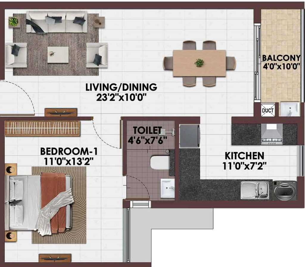 1 BHK Flat in Casagrand Celest in Sulur, Coimbatore - Image 918523