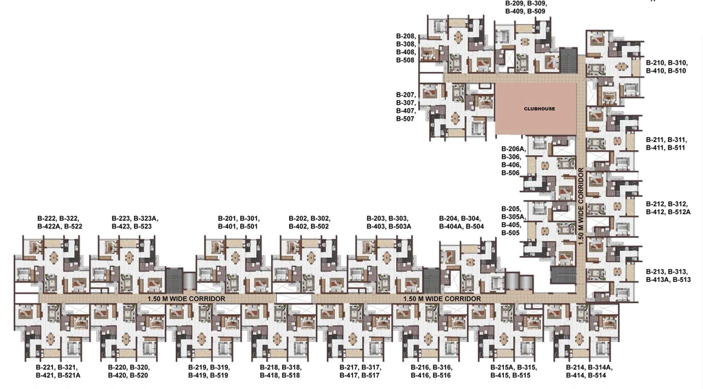 Floor Plan of Casagrand Celest in Sulur, Coimbatore - Image 404283
