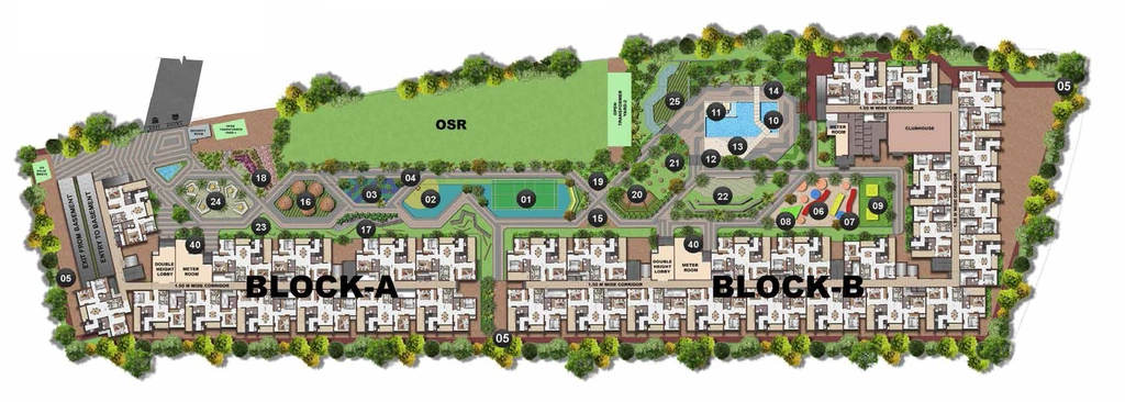 Master Plan of Casagrand Celest in Sulur, Coimbatore - Image 404282