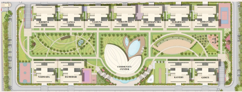 Master Plan of Forbes Fab Luxe Residence in Sector 4, Greater Noida - Image 404376