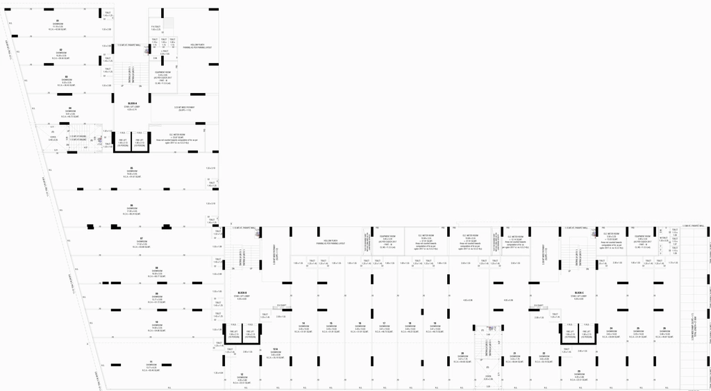 Floor Plan of Commercial Anany Samyak in Gota, Ahmedabad - Image 404308