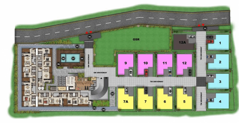 Master Plan of Casagrand Colosseum in Avarampalayam, Coimbatore - Image 404342