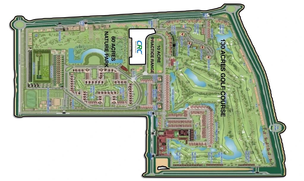 Master Plan of CRC The Peridona in Jaypee Greens, Greater Noida - Image 404412