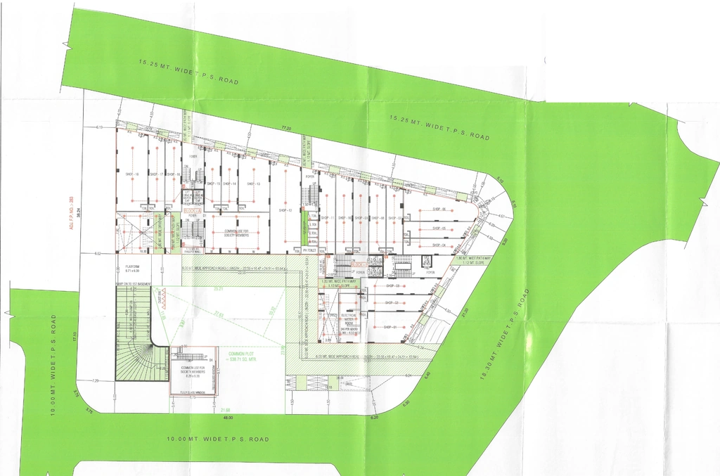 Master Plan of Commercial Fortune 94 in Nava Vadaj, Ahmedabad - Image 404371