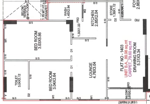 3 BHK Flat in Dhvaj The Fountain Grass in Shilaj, Ahmedabad - Image 918584