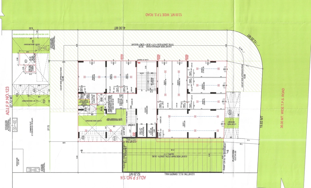 Master Plan of Commercial Dhvaj The Fountain Grass in Shilaj, Ahmedabad - Image 404416
