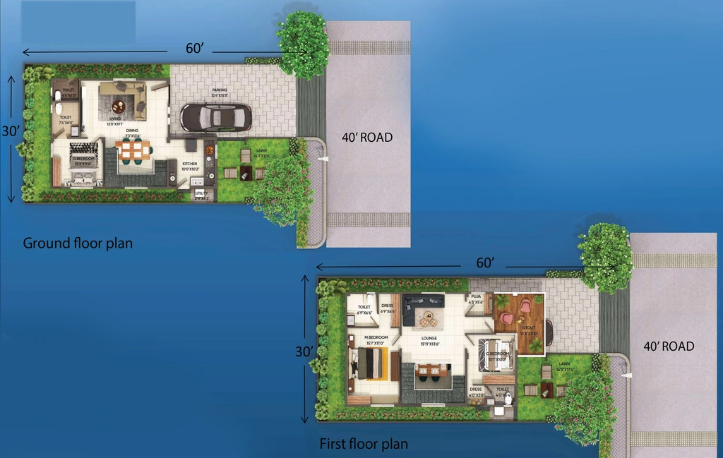 3 BHK House/Villa in Rhodium Virginia City in Secunderabad, Hyderabad - Image 918634