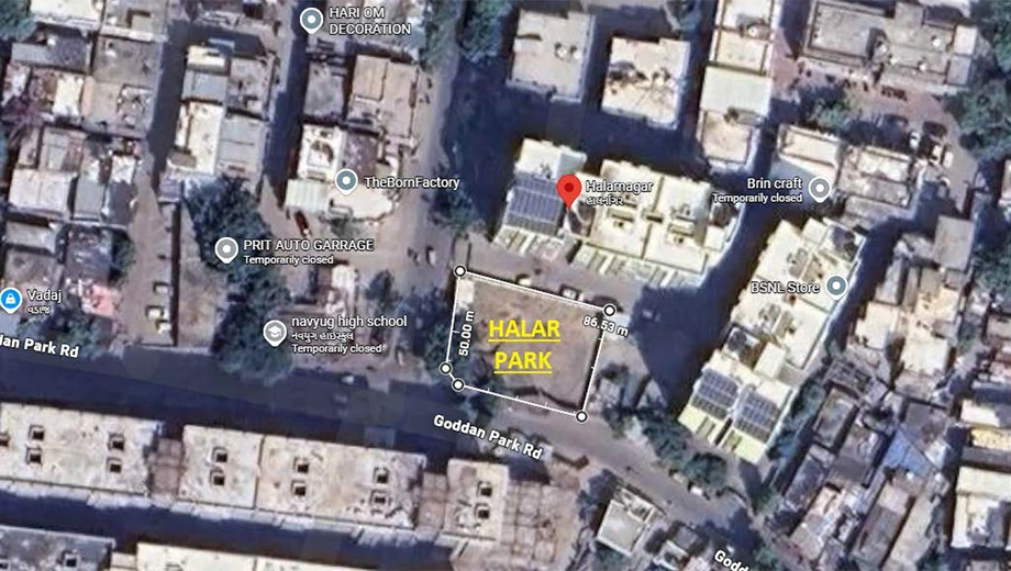 Location of Elegance Halar Park in Nava Vadaj, Ahmedabad - Image 404435
