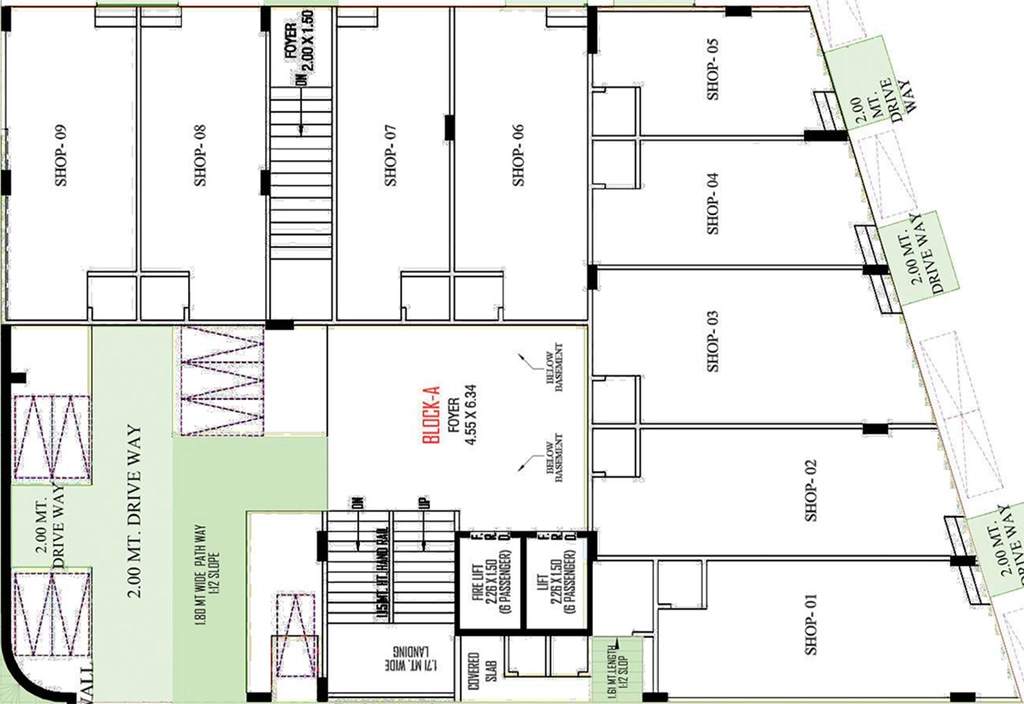 Floor Plan of Commercial Karm Elegance in Naroda, Ahmedabad - Image 404475