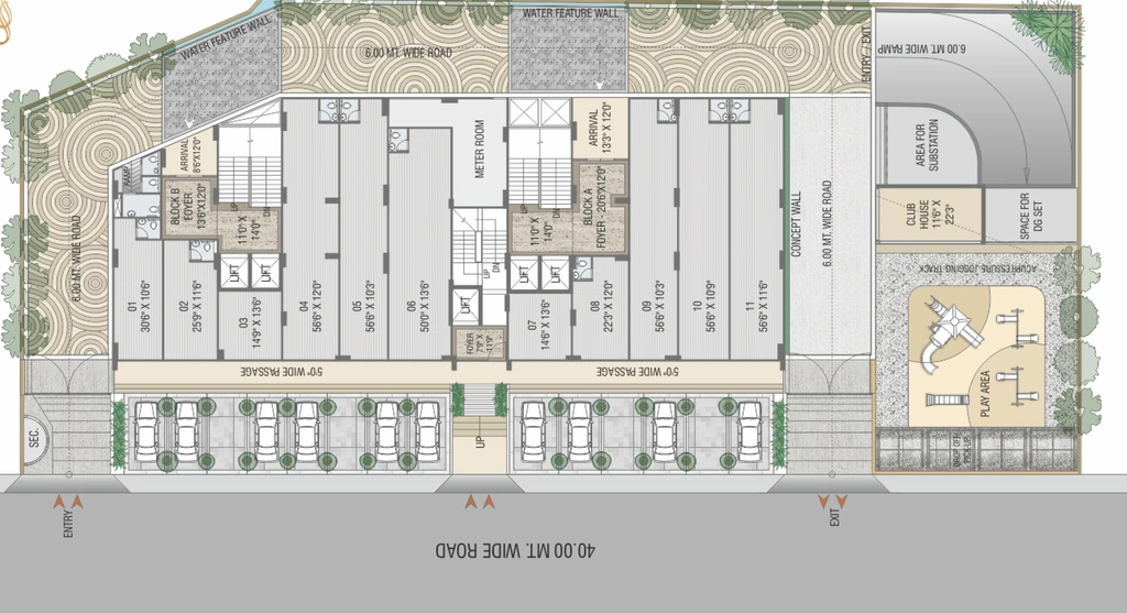Master Plan of Commercial Maruti Saketham Lakeview in Ognaj, Ahmedabad - Image 404553
