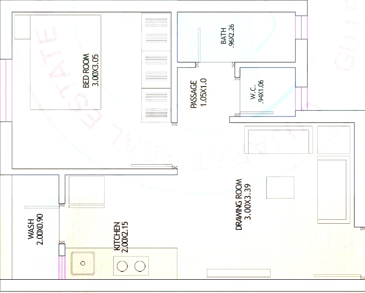 1 BHK Flat in Nila Ekta Heights in Amraiwadi, Ahmedabad - Image 918655