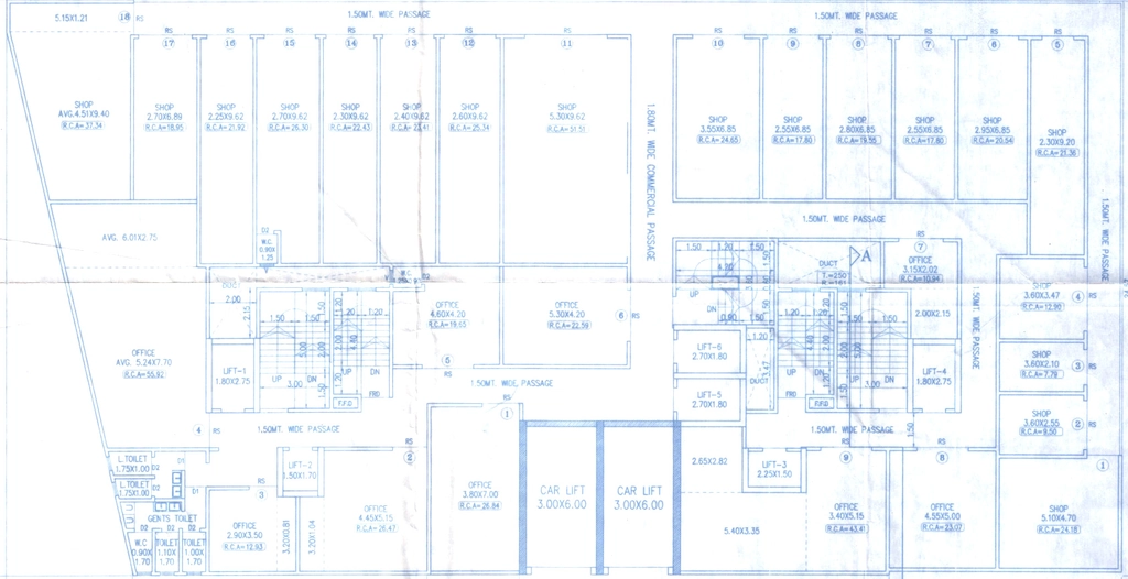 Floor Plan of Commercial Radhe The Pancharatna in Nalasopara West, Palghar - Image 404726