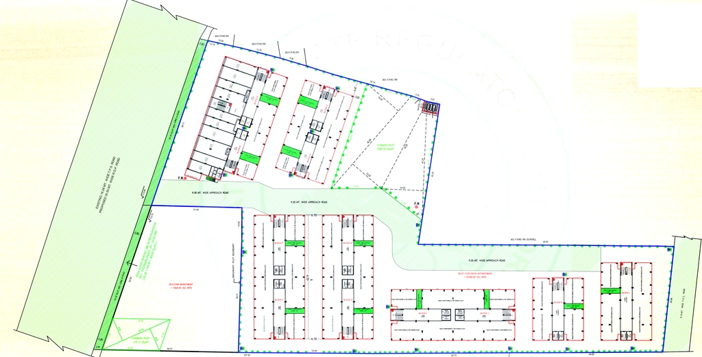 Master Plan of Commercial Nila Ekta Heights in Amraiwadi, Ahmedabad - Image 404568