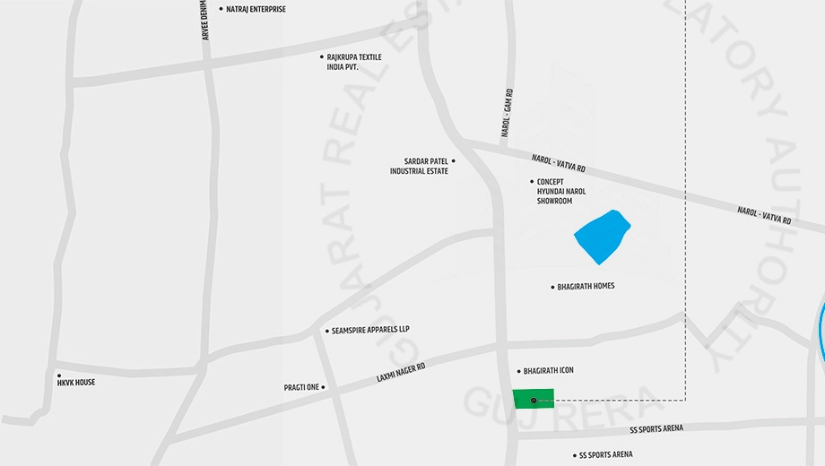 Location of Rajvi Aashirvad Lavish - Image 404596