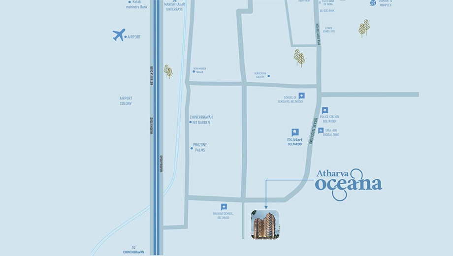 Location of Atharva Oceana - Image 404707