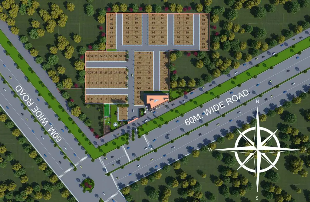 Master Plan of Solutrean Gateway 95 in Sector 95, Gurgaon - Image 404624