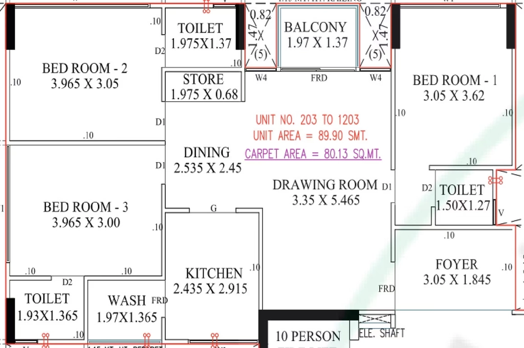 3 BHK Flat in Rajyash Ridge in Vasna, Ahmedabad - Image 918950