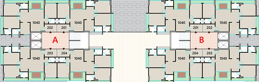 Floor Plan of Rajyash Ridge in Vasna, Ahmedabad - Image 405210