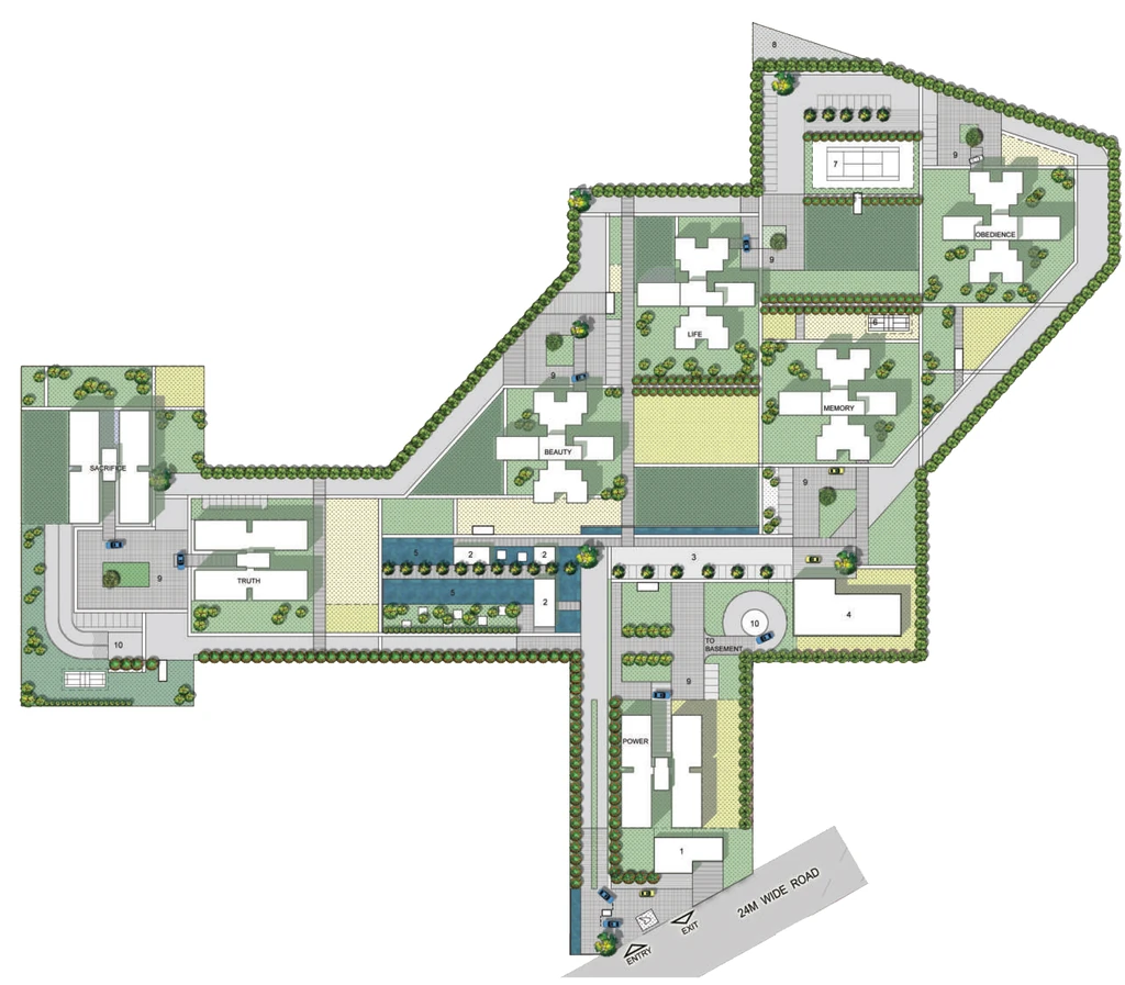Master Plan of Vatika The Seven Lamps in Sector 82, Gurgaon - Image 404695