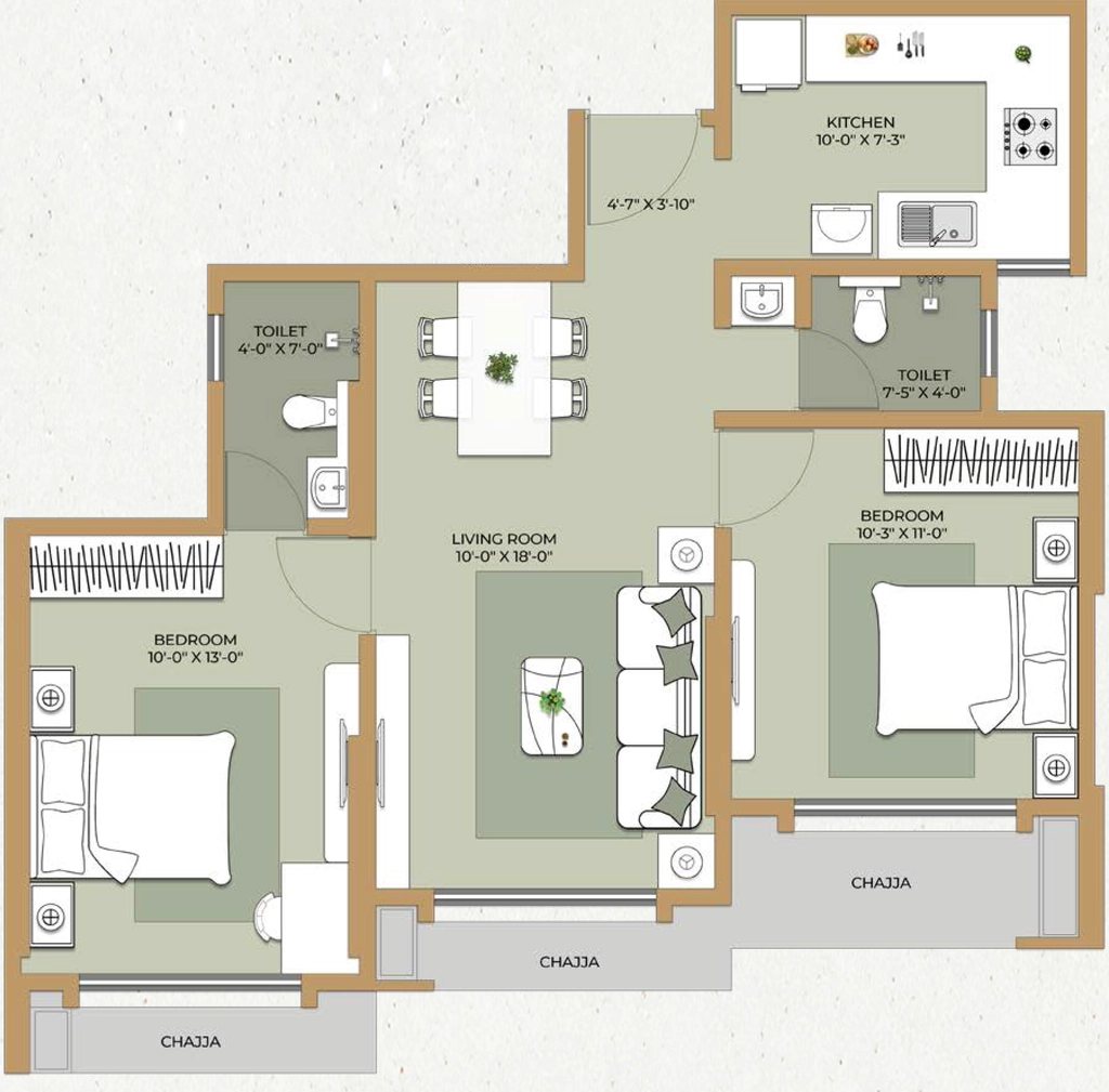 2 BHK Flat in Ethics Oliver in Mahim West, Mumbai - Image 918858