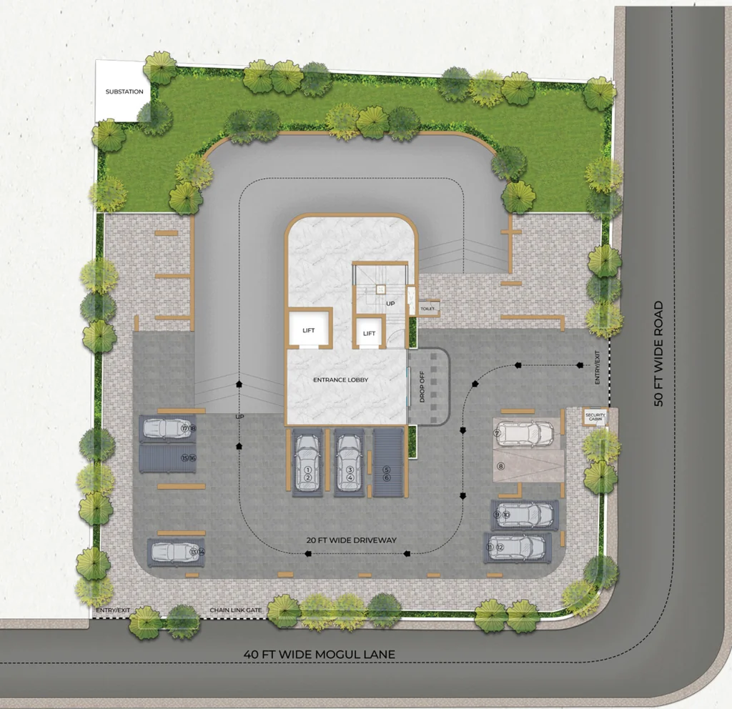 Master Plan of Ethics Oliver in Mahim West, Mumbai - Image 405034