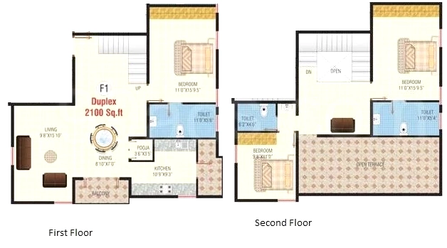 3 BHK Duplex in Sagar Spring in Hosur Road, Bangalore - Image 918768