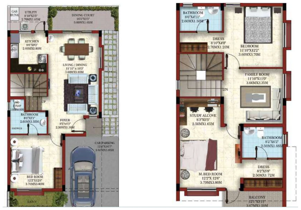 3 BHK House/Villa in Casagrand Eternia Phase 2 in Kalapatti, Coimbatore - Image 918781