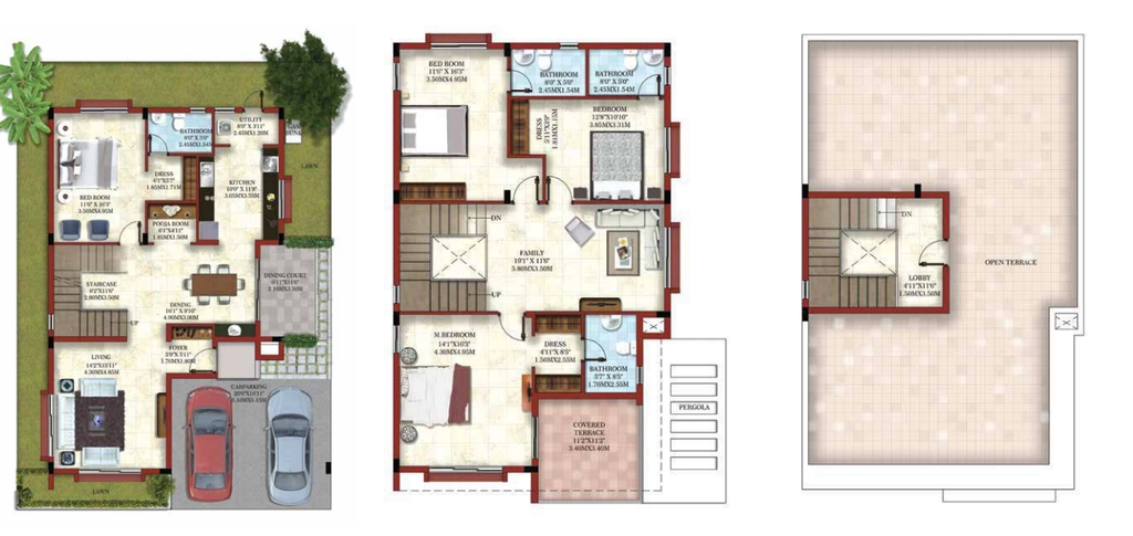 4 BHK House/Villa in Casagrand Eternia Phase 2 in Kalapatti, Coimbatore - Image 918788
