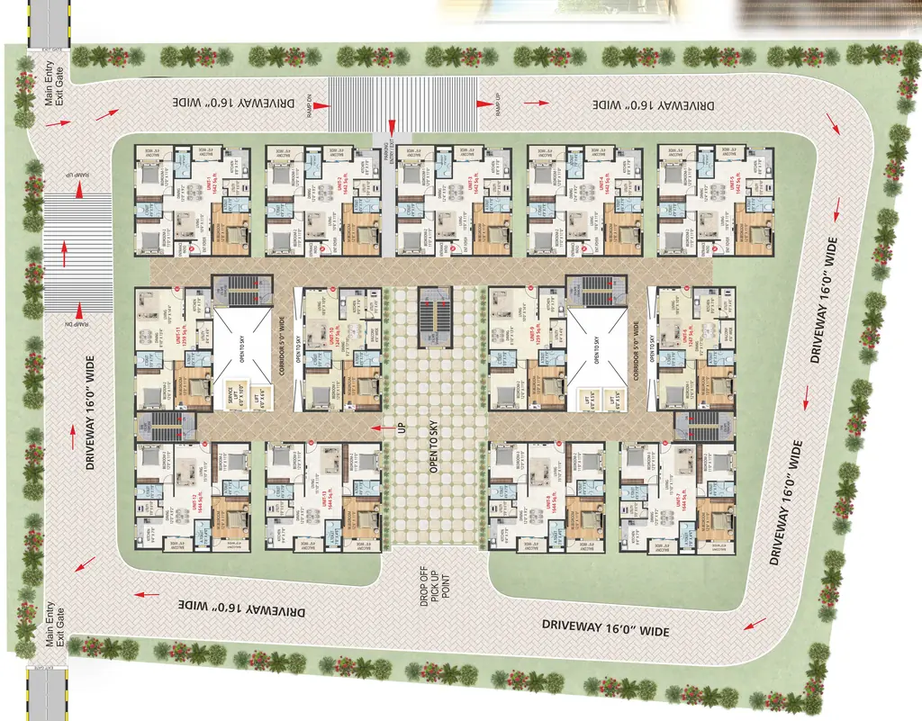 Master Plan of B V Maple Habitat in Uttarahalli, Bangalore - Image 404881