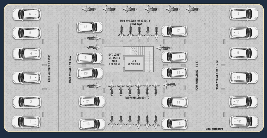Master Plan of AR Rivera Sky Garden in Gangapur Road, Nashik - Image 405019