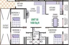 3 BHK Flat in Mahaghar Vajra in Vajarahalli, Bangalore - Image 918822