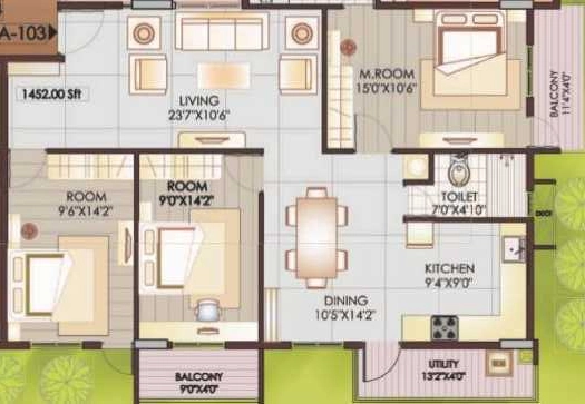 3 BHK Flat in Rainbow Waterfront in Uttarahalli, Bangalore - Image 918947