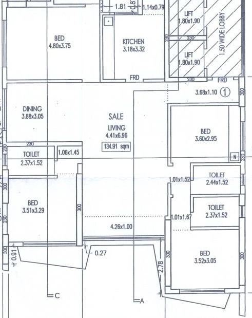 4 BHK Flat in Suraj Mangirish in Mahim West, Mumbai - Image 919086