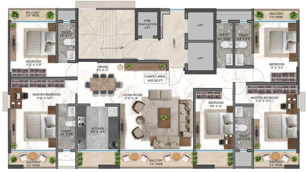 5 BHK Flat in Harsh Crown in Dadar West, Mumbai - Image 918867