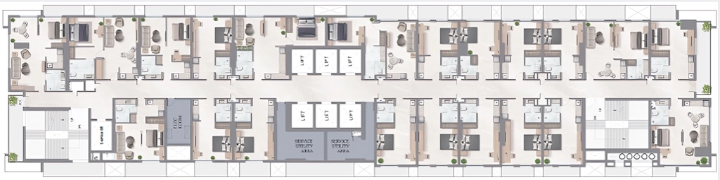 Floor Plan of Ace Edit in Yamuna Expressway, Greater Noida - Image 404943
