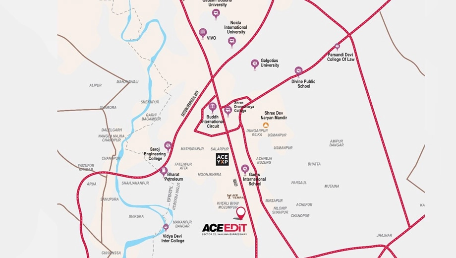Location of Ace Edit in Yamuna Expressway, Greater Noida - Image 404934
