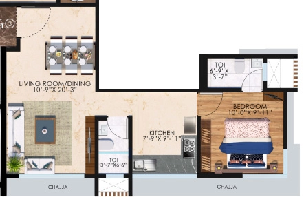 1 BHK Flat in Harsh Vista in Mahim West, Mumbai - Image 918981