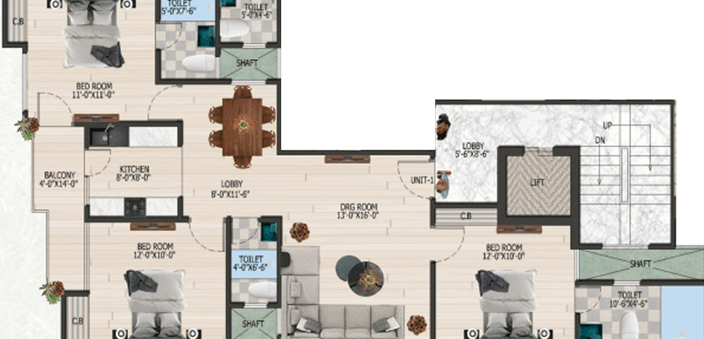 3 BHK Flat in Buildwick The Mist in Gwal Pahari, Gurgaon - Image 918872