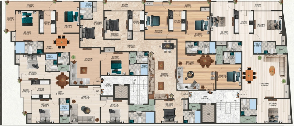 Floor Plan of Buildwick The Mist in Gwal Pahari, Gurgaon - Image 405093