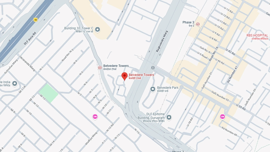 Location of DLF Belvedere Towers - Image 405114
