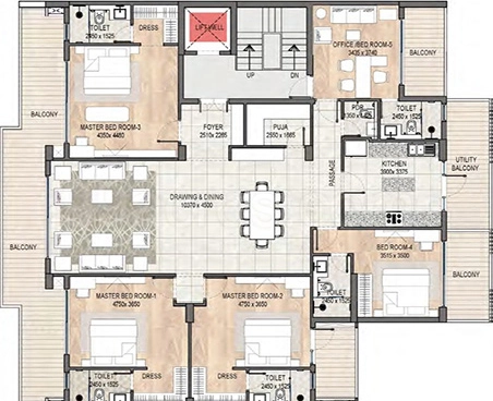 4 BHK Flat in DLF Builder Floors in DLF Phase 2, Gurgaon - Image 918888
