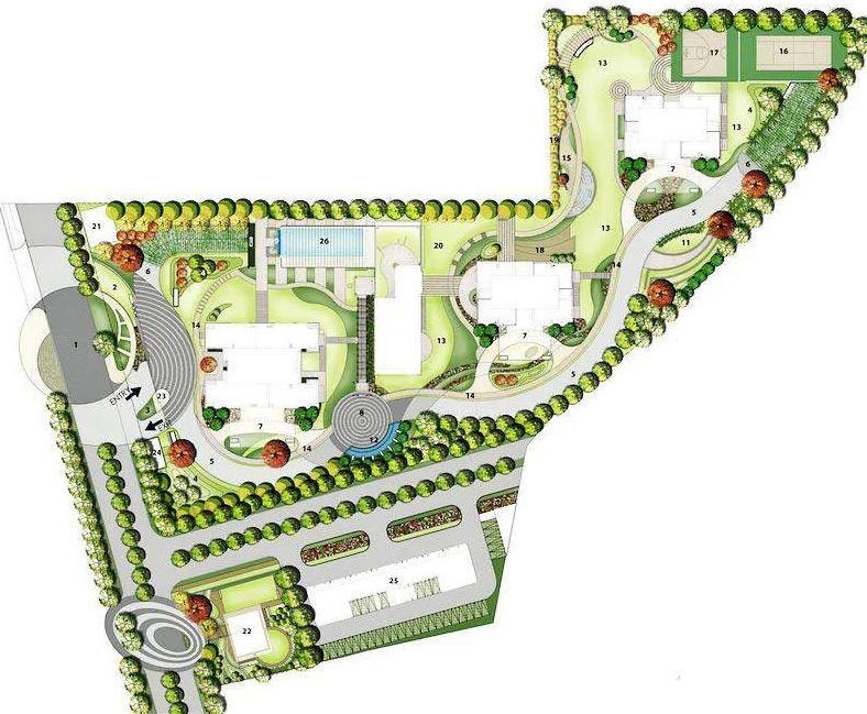 Master Plan of Emaar Digihomes in Sector 62, Gurgaon - Image 405131