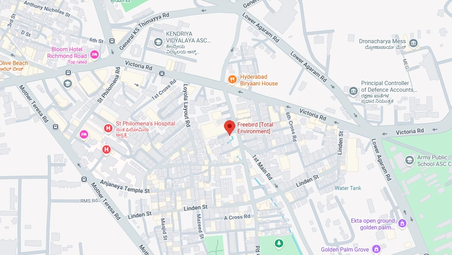 Location of Total Environment Freebird in Ashok Nagar, Bangalore - Image 405166