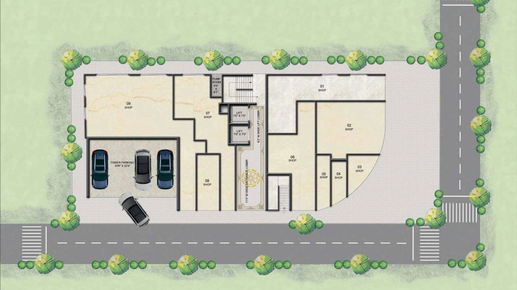 Master Plan of Aasma Yashvi Regency in Girgaon, Mumbai - Image 405479