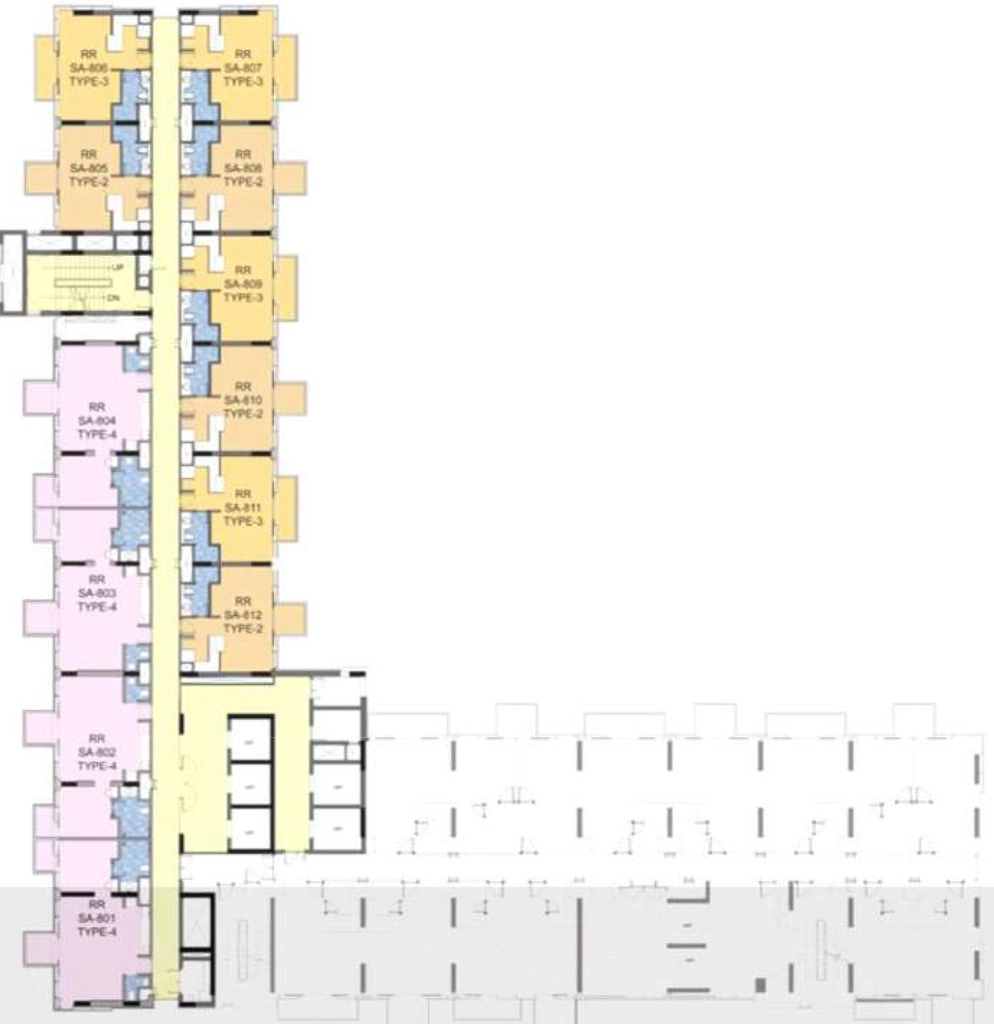 Floor Plan of M3M My Den in Sector 67, Gurgaon - Image 405630