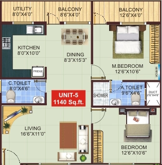 2 BHK Flat in Shivaganga Silverline in Kanakapura Road, Bangalore - Image 918997