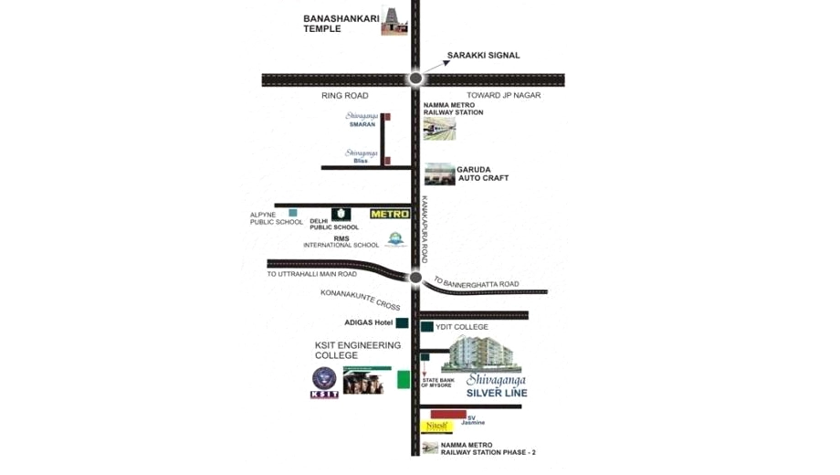 Location of Shivaganga Silverline - Image 405343