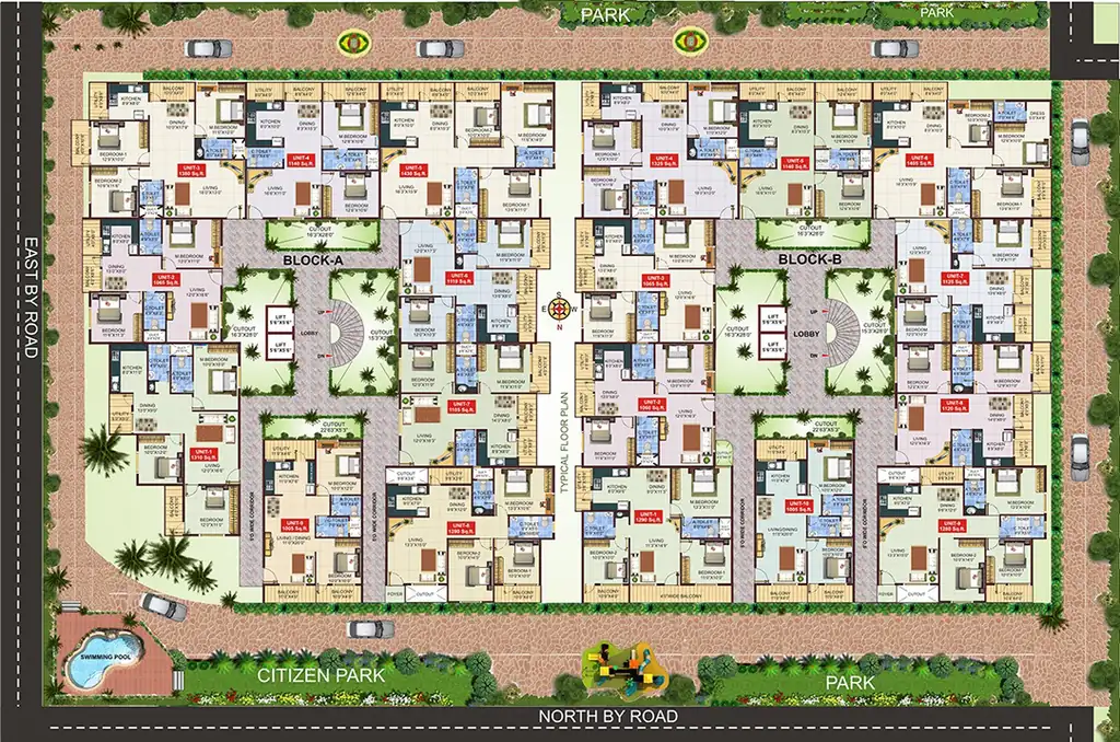 Master Plan of Shivaganga Silverline in Kanakapura Road, Bangalore - Image 405340