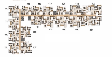 Floor Plan of Casagrand Holachennai in Sholinganallur, Chennai - Image 405312