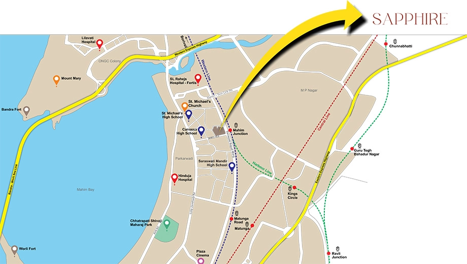 Location of Aakash Sapphire - Image 405613